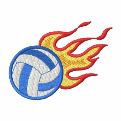 Flaming Volleyball Hoody Flaming Volleyball Hoody