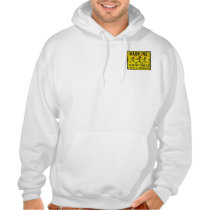 Flaming Zombies Warning 2-Sided Hoodies