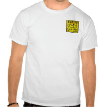 Flaming Zombies Warning 2-Sided Women's Shirts