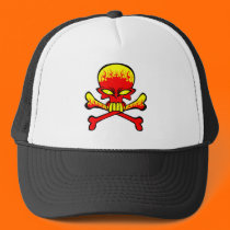 flamingl skull and crossbones  hats