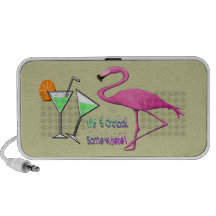 Flamingo 5 O'clock Somewhere Doodle Speaker