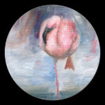Flamingo ACEO Sticker stickers