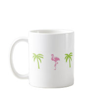 Flamingo and Palm Tree Mug