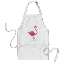 flamingo aprons