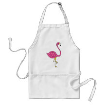 flamingo aprons
