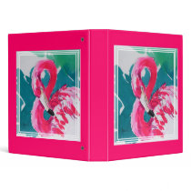 Flamingo Art Print Original Binder Photo Album by greerdesign Flamingo Art Print Original Binder Photo Album