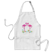 Flamingo Barbeque Apron