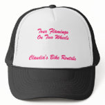 Flamingo bike cap mesh hat