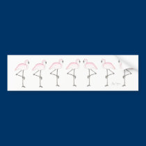 Flamingo Bumper Sticker bumper stickers