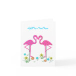 Flamingo Card Template