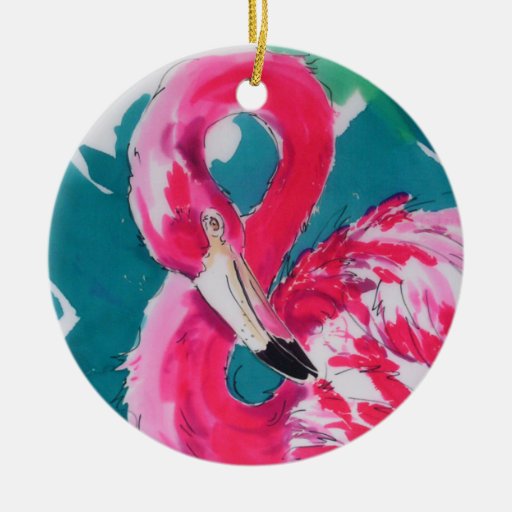 flamingo christmas ornament zazzle flamingo christmas ornament zazzle