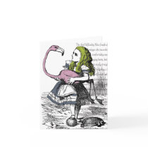Flamingo Croquet Card