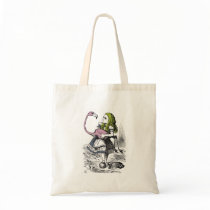 Flamingo Croquet Tote Bag