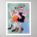 Flamingo Dance Poster