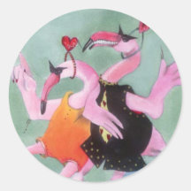 Flamingo Dance Stickers