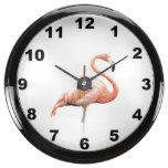 "Flamingo" design wall clock Aquavista Clock