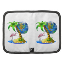Flamingo Earth Rickshaw Folio (2) sizes Organizer
