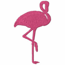 Flamingo embroidered shirts