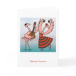 Flamingo Flamenco Card