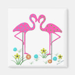 Flamingo Garden Magnet