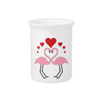 Flamingo Hearts pitchers