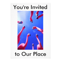 Flamingo Invitation