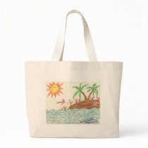 Flamingo Island bags by pidgiefund Flamingo Island bags