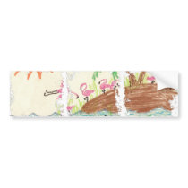 Flamingo Island bumper stickers by pidgiefund Flamingo Island bumper stickers