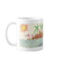 Flamingo Island Coffee Mug