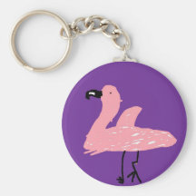 Flamingo Key chain