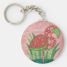 flamingo keychains