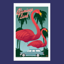 Flamingo Land-Print posters