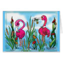 flamingo Love cards by LaureFCarlisle flamingo Love cards