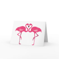 Flamingo Love Greeting Card