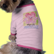 Flamingo Love pet clothing