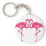 Flamingo Love Keychain