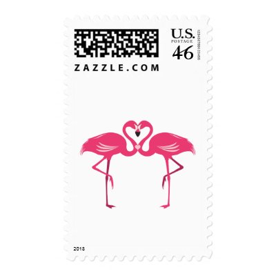 Flamingo Love Postage