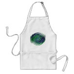Flamingo Love resize neon rose mosaic swirl2metali Apron