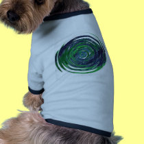 Flamingo Love resize neon rose mosaic swirl2metali pet clothing