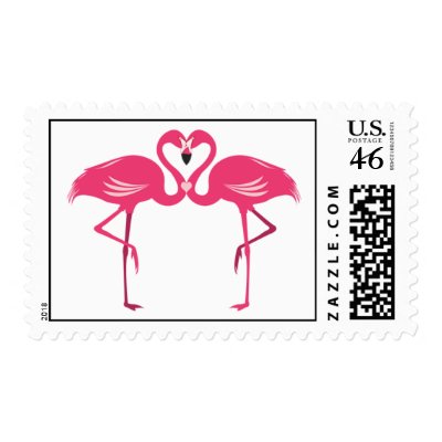 Flamingo Love Stamps