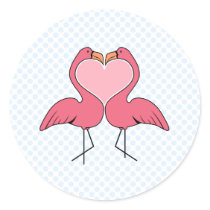 Flamingo Love stickers by BisforBirds Flamingo Love stickers