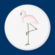 Flamingo Magnet magnets
