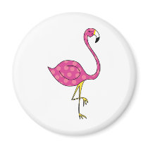 flamingo magnets by zuzuspetals flamingo magnets