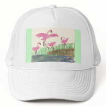 Flamingo Mash hats by pidgiefund Flamingo Mash hats