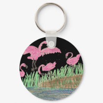 Flamingo Mash keychains by pidgiefund Flamingo Mash keychains