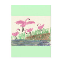 Flamingo Mash postcards by pidgiefund Flamingo Mash postcards
