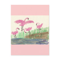 Flamingo Mash postcards by pidgiefund Flamingo Mash postcards