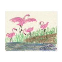 Flamingo Mash postcards by pidgiefund Flamingo Mash postcards