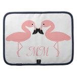 Flamingo Monogrammed Rickshaw Folio planners
