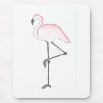 Flamingo Mousepad by ginyhogan Flamingo Mousepad